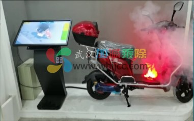 模拟电瓶车起火